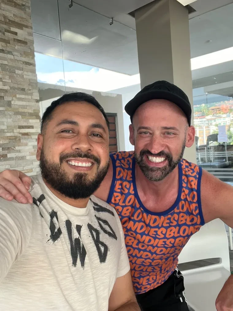 Christian Serrano y Kevin Kahn en Puerto Vallarta